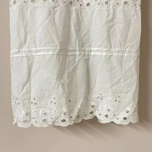 Medium- White Off-shoulder Mini Dress - Picture 8 of 9